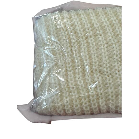 VTG Avon Off White Winter Knit Hat Colorful Coordinates 1983 Snow Holiday Skiing - Picture 4 of 4